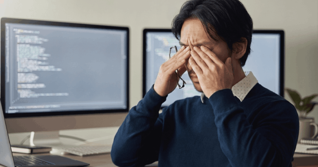 症例｜眼精疲労だと思っていたら緑内障だった40代男性